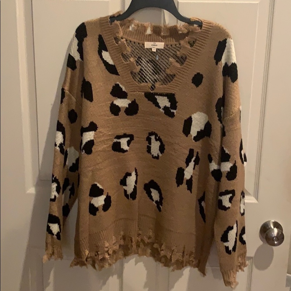 Fringe sweater